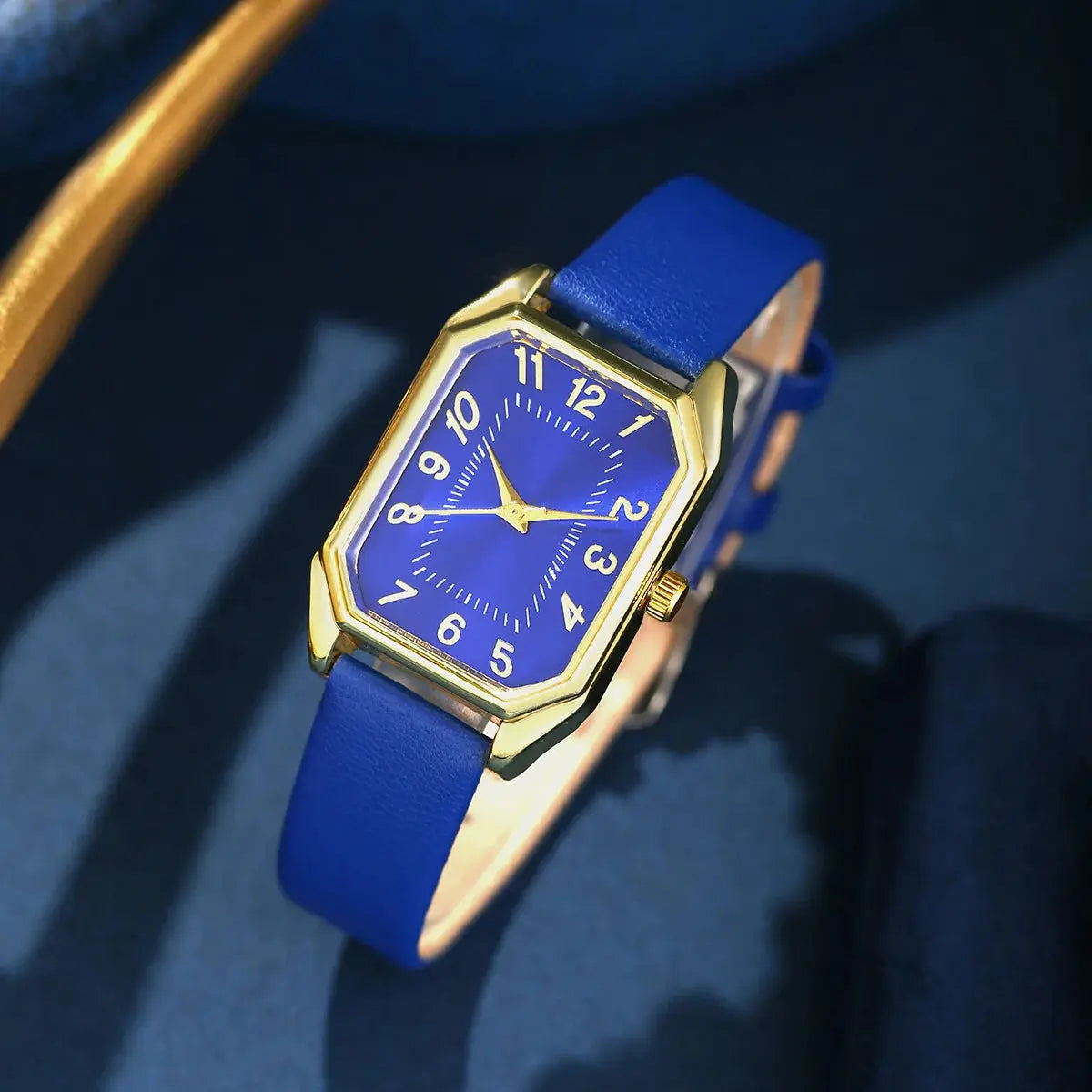 Luxury Women's Square Watch & Jewellery Set – Elegant Quartz Gift Collection Pantefa
