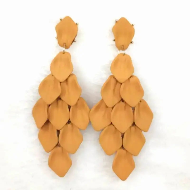 Petal Glow – Handmade Acrylic Flower Earrings (15 Colours) Pantefa