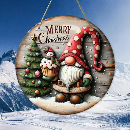 1pc Christmas Decorations Wooden Sign Pantefa