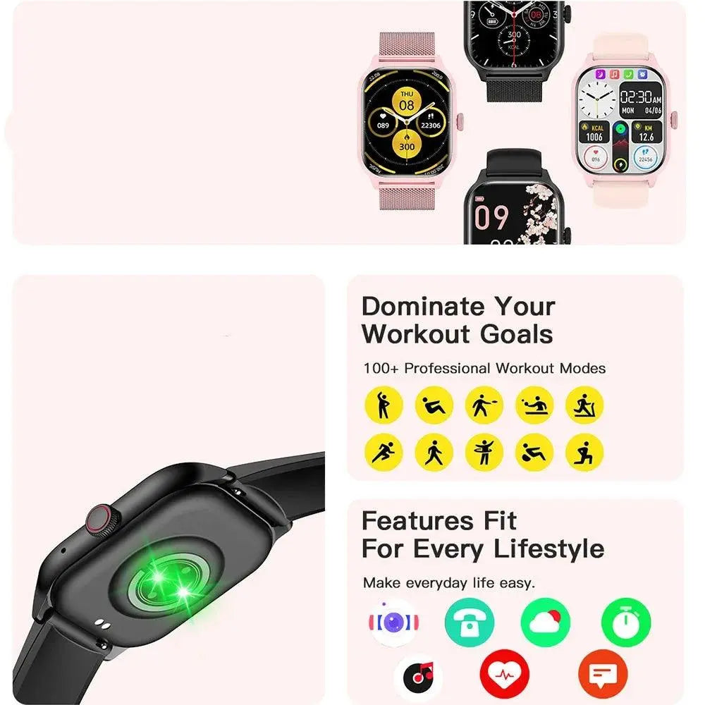 Smart Watch  – Bluetooth Call, Fitness Tracker & Touch Dial Sports Watch Pantefa