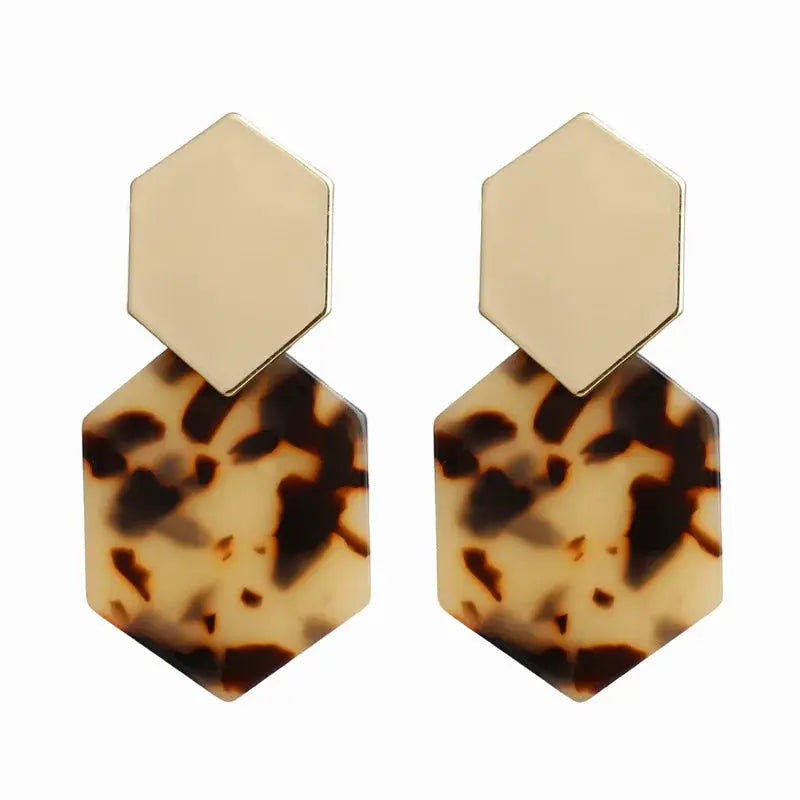 Acrylic Clip-On Earrings for Women Pantefa