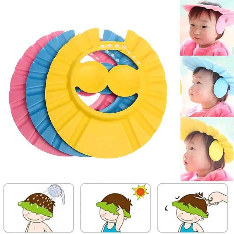 Adjustable Baby Shower Caps, Child Kids Pantefa