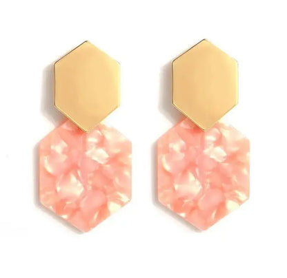 Acrylic Clip-On Earrings for Women Pantefa