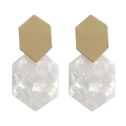 Acrylic Clip-On Earrings for Women Pantefa