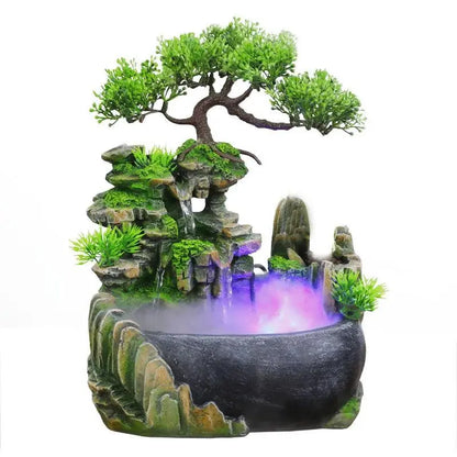 LED Mist Maker Resin Ornament – Decorative Humidifier for Home Decor Pantefa