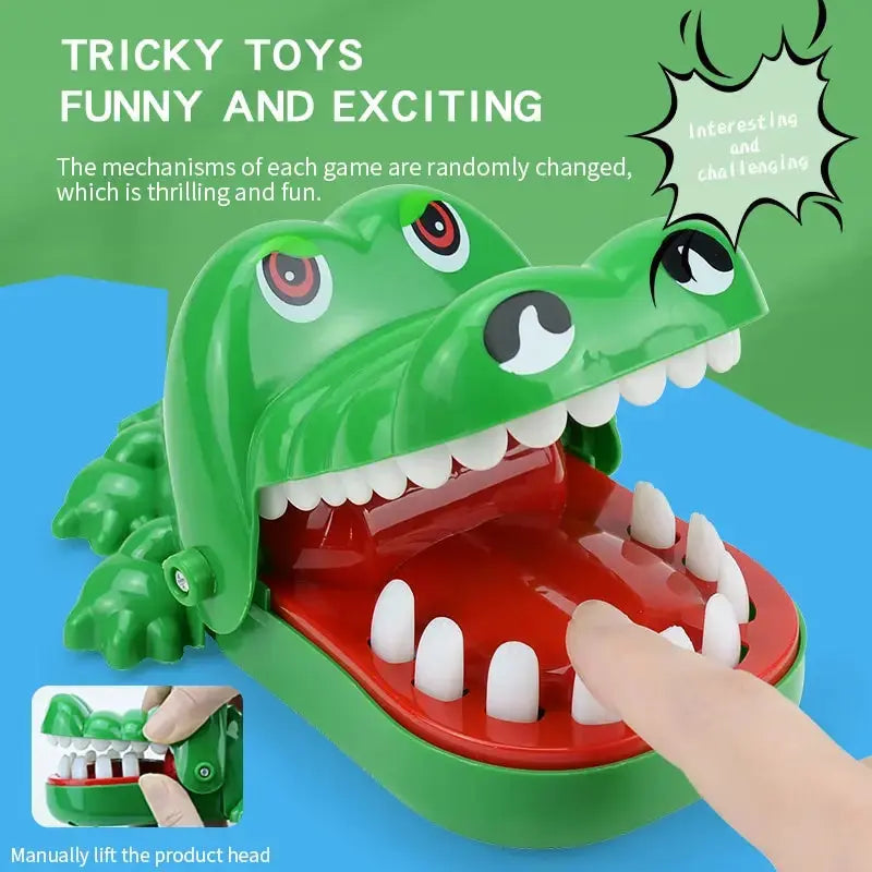 Crocodile Teeth Toys For Kids Alligator Biting Finger Dentist Games. Funny For Party And Children Game Of Luck Pranks Kids Toys Pantefa