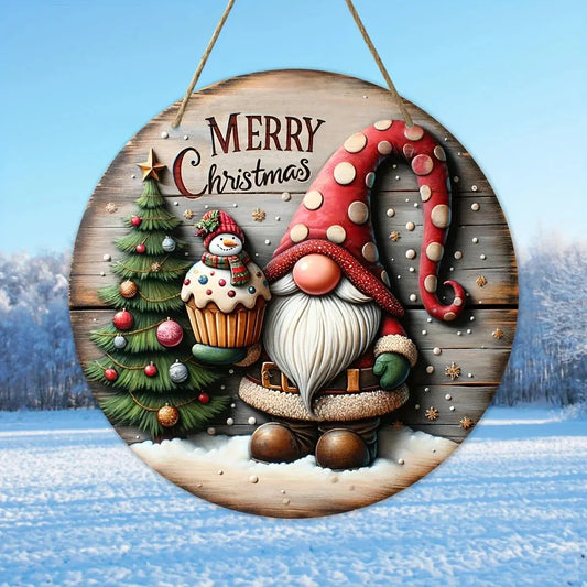 1pc Christmas Decorations Wooden Sign Pantefa