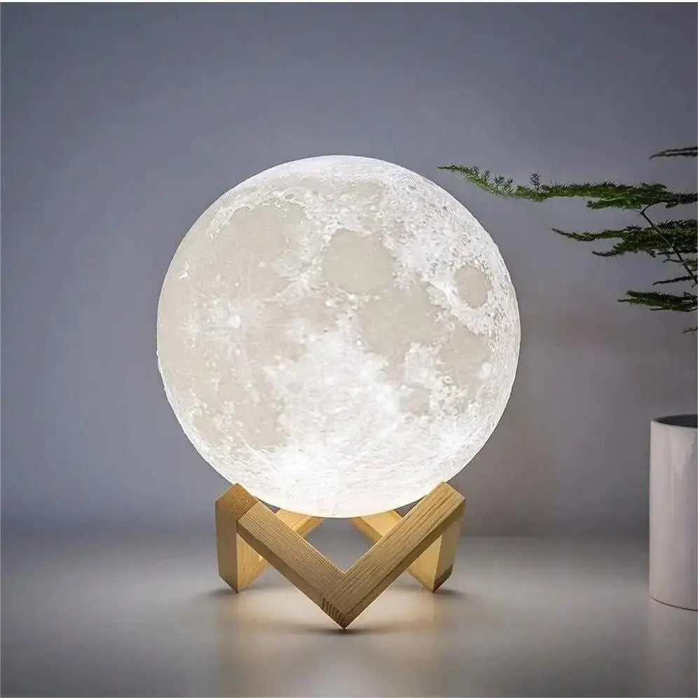 Moon Air Diffuser 880ML – Ultrasonic Humidifier & 3D Printed Moonlight Lamp Pantefa