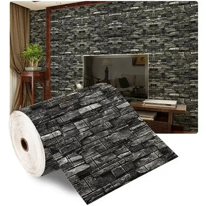 Self-Adhesive 3D Antique Brick Wallpaper Pantefa