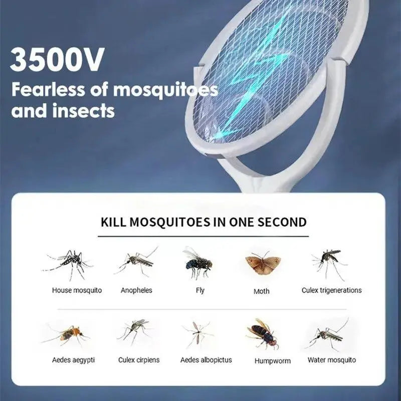 5-in-1 Fast Charging Electric Mosquito Swatter Pantefa