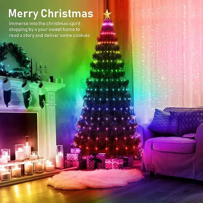 Christmas Decor APP Application Control LED Light String Pantefa