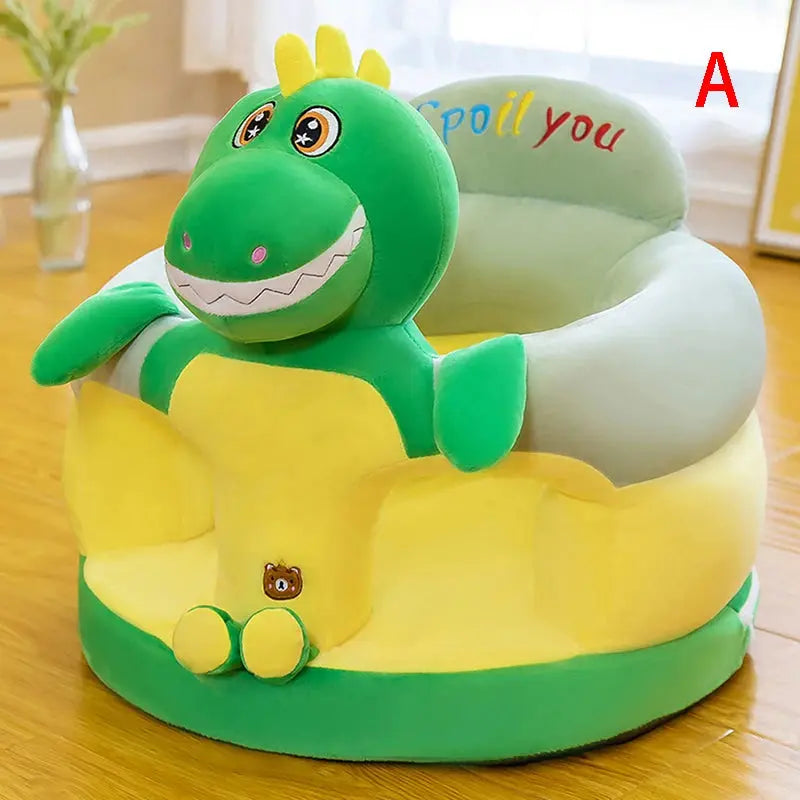 1pc Baby Sofa Support Seat Cover Toddler Cartoon Plush Chair Learning To Sit Comfortable Washable without Filler Cradle Pantefa