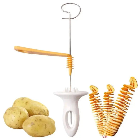 Set Stainless Steel Twisted Potato Spiral Slice