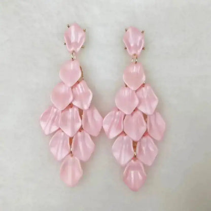 Petal Glow – Handmade Acrylic Flower Earrings (15 Colours) Pantefa
