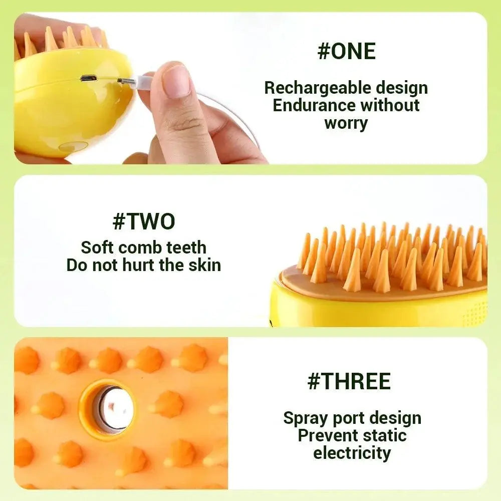 3-in-1 Electric Sprays Massage Combs for Pet Grooming Pantefa