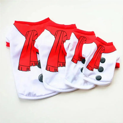 Christmas Dog Clothes New Year Pets Dogs Clothing For Small Medium Dogs Costume Chihuahua Pet Shirt Warm Dog Clothing Yorkshire Pantefa