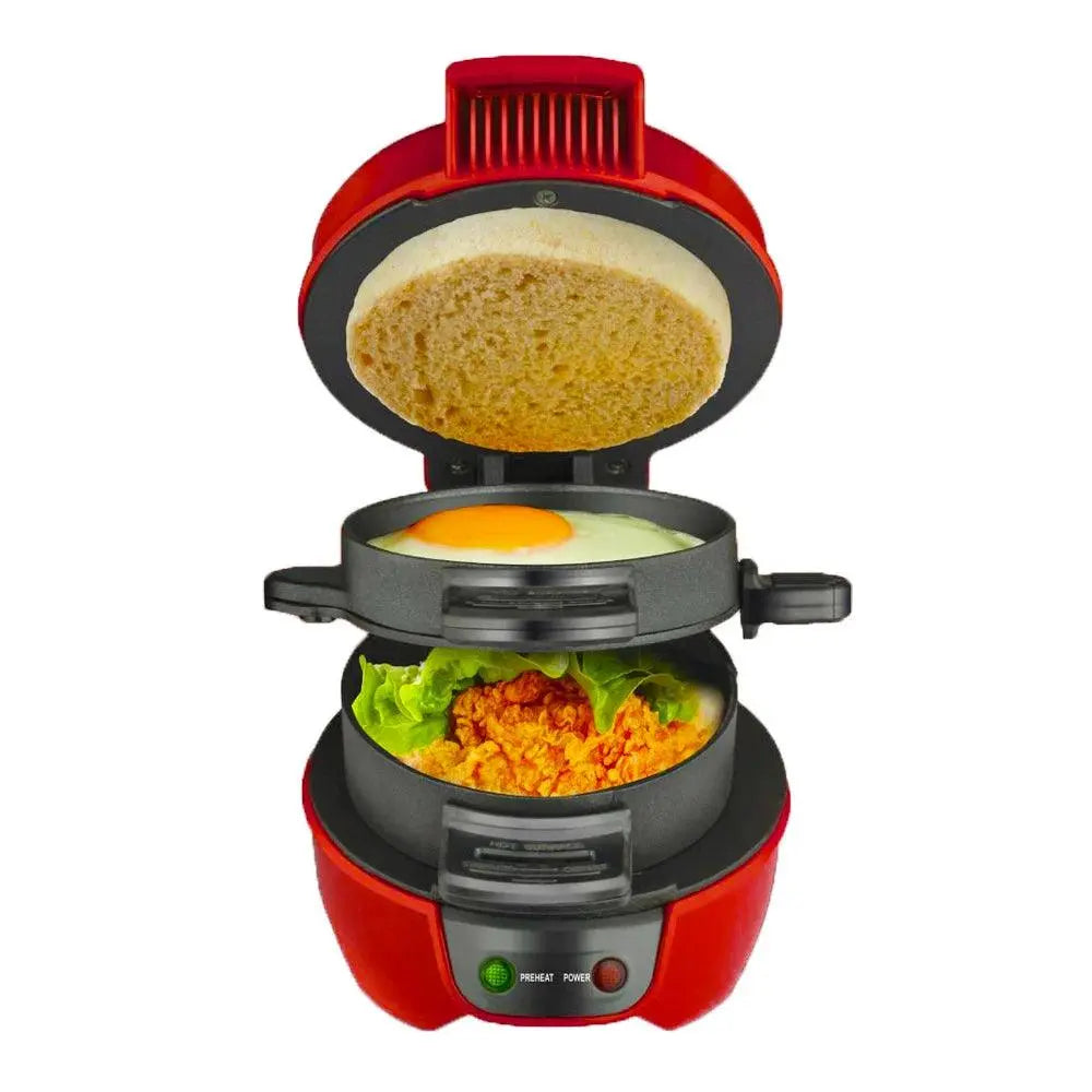 Portable Toasted Sandwich Maker with Egg Cooker Pantefa