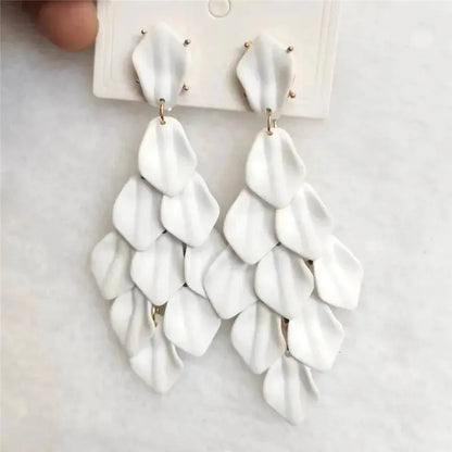 Petal Glow – Handmade Acrylic Flower Earrings (15 Colours) Pantefa
