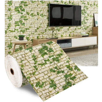 Self-Adhesive 3D Antique Brick Wallpaper Pantefa