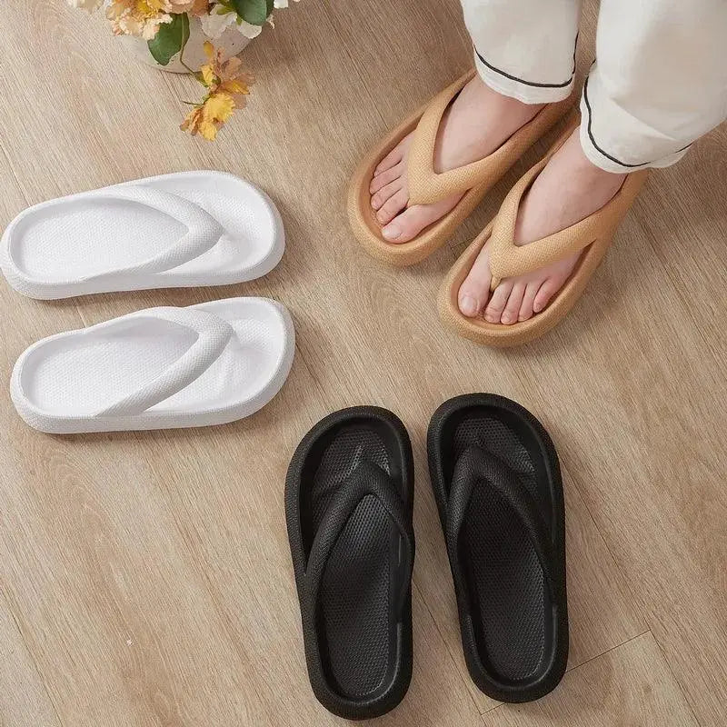 Cloud Comfort Non-Slip Slippers - Summer Indoor & Outdoor Flip Flops Pantefa