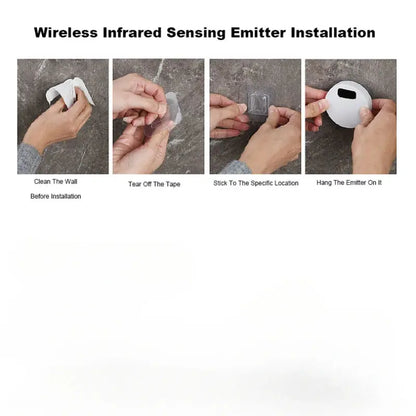 Intelligent Toilet Sensor - Automatic Infrared Flushing Device Pantefa