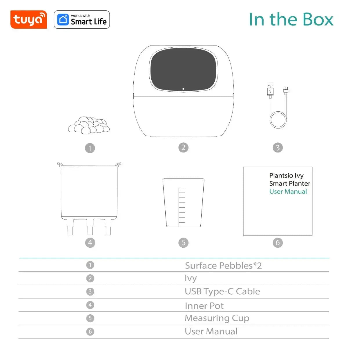 Tuya Ivy Smart Planter Pantefa