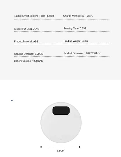 Intelligent Toilet Sensor - Automatic Infrared Flushing Device Pantefa