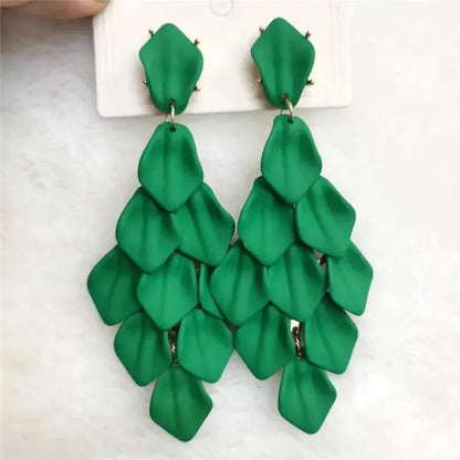 Petal Glow – Handmade Acrylic Flower Earrings (15 Colours) Pantefa