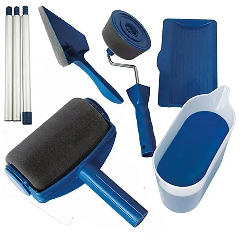 8pc Paint Roller & Corner Brush Set Pantefa