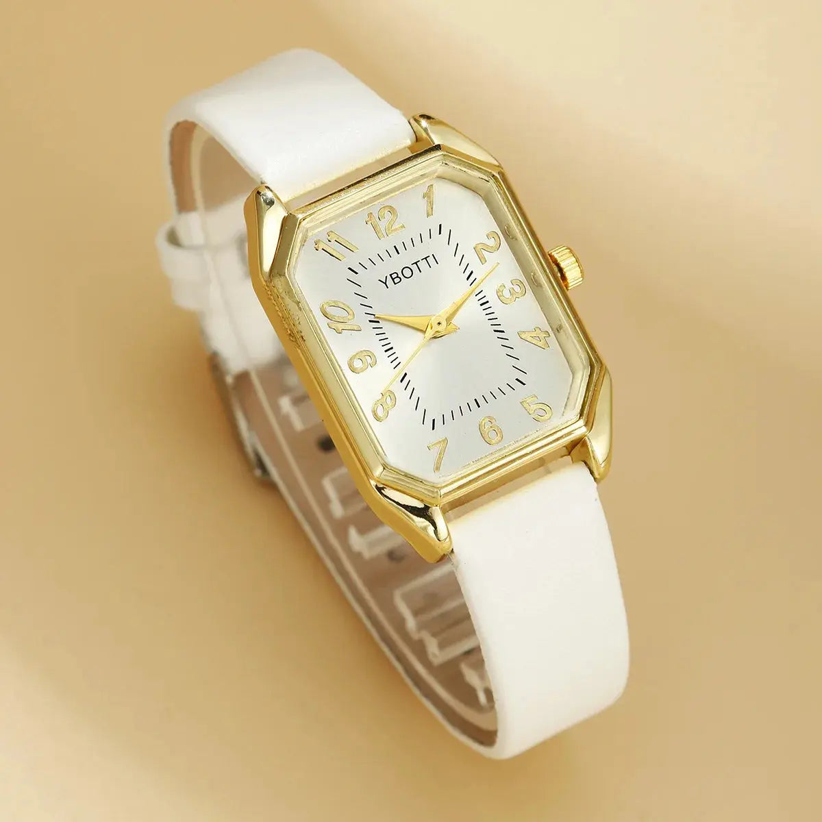 Luxury Women's Square Watch & Jewellery Set – Elegant Quartz Gift Collection Pantefa